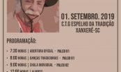4ª ETAPA DO XV RFCG ( FESTIVAL DA CULTURA GAÚCHA) 01 DE SETEMBRO DE 2019